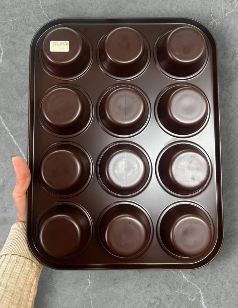 Molde cupcake acero rectangular 2