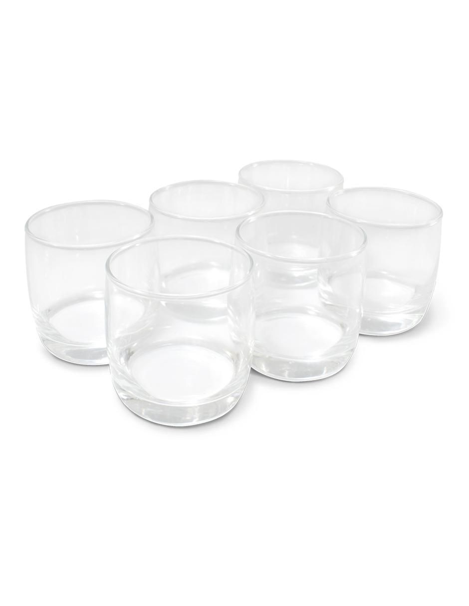 Set de vasos para agua de vidrio con 6 piezas 5