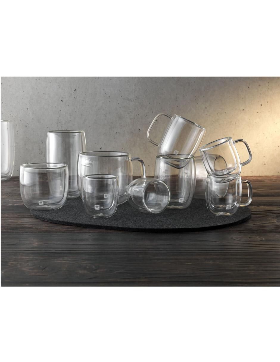 Set de vasos para agua Sorrento de vidrio con 2 piezas 2