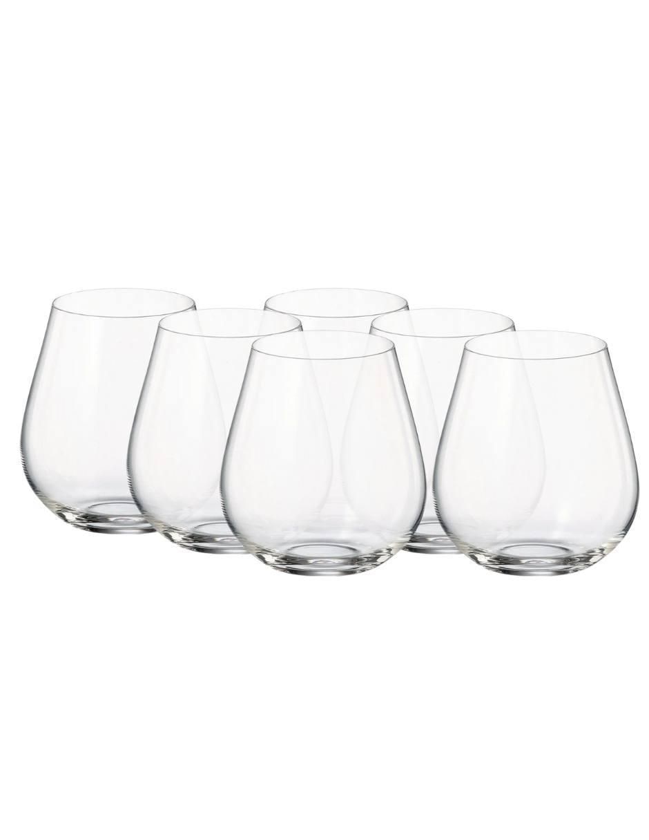 Set de vasos para agua Bohemia Columba de vidrio con 6 piezas