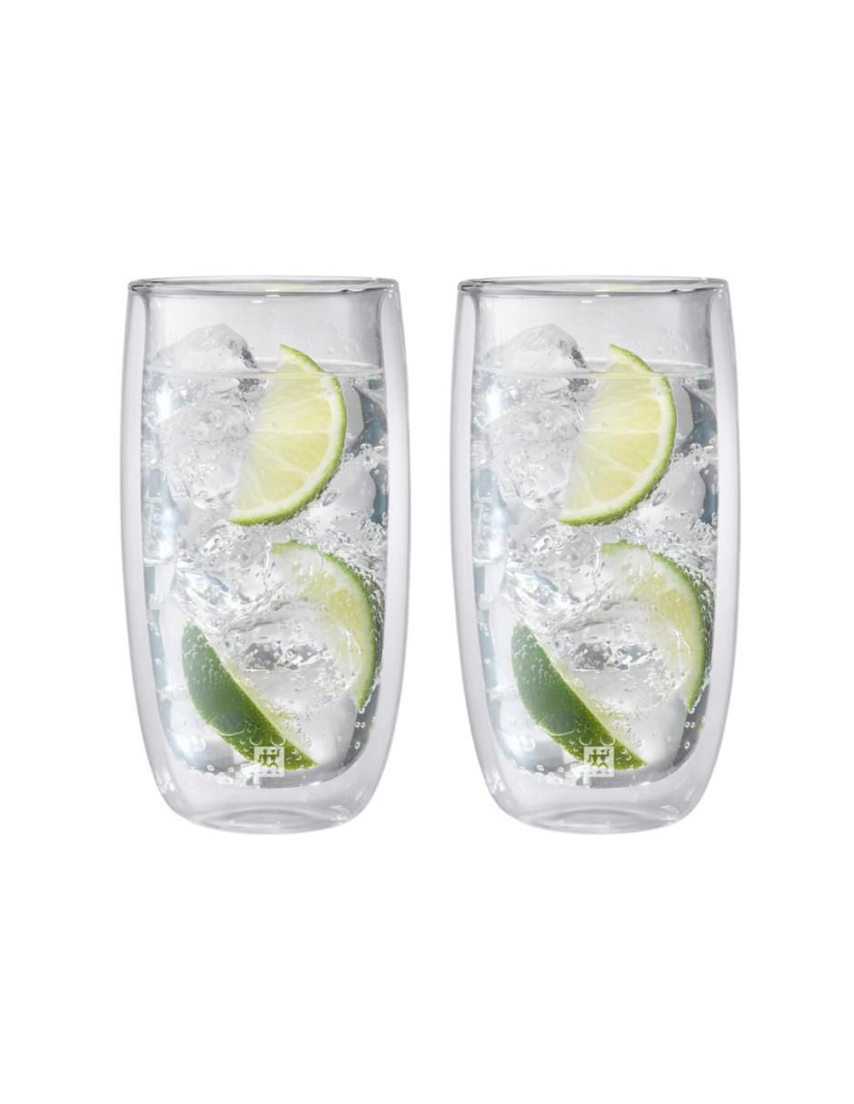 Set de vasos para agua Sorrento de vidrio con 2 piezas 2