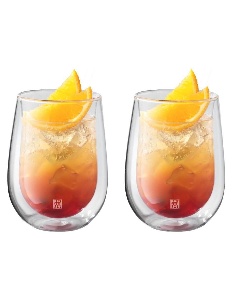Set de vasos para agua Sorrento de vidrio con 2 piezas 2