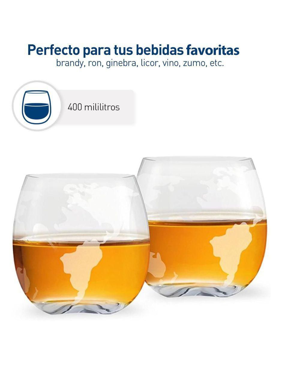 Set de vasos tequileros de vidrio con 6 piezas 2