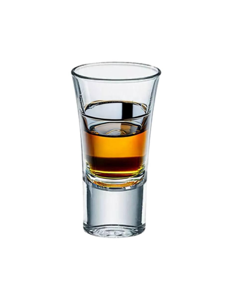 Set de vasos tequileros Senior de vidrio con 6 piezas 3