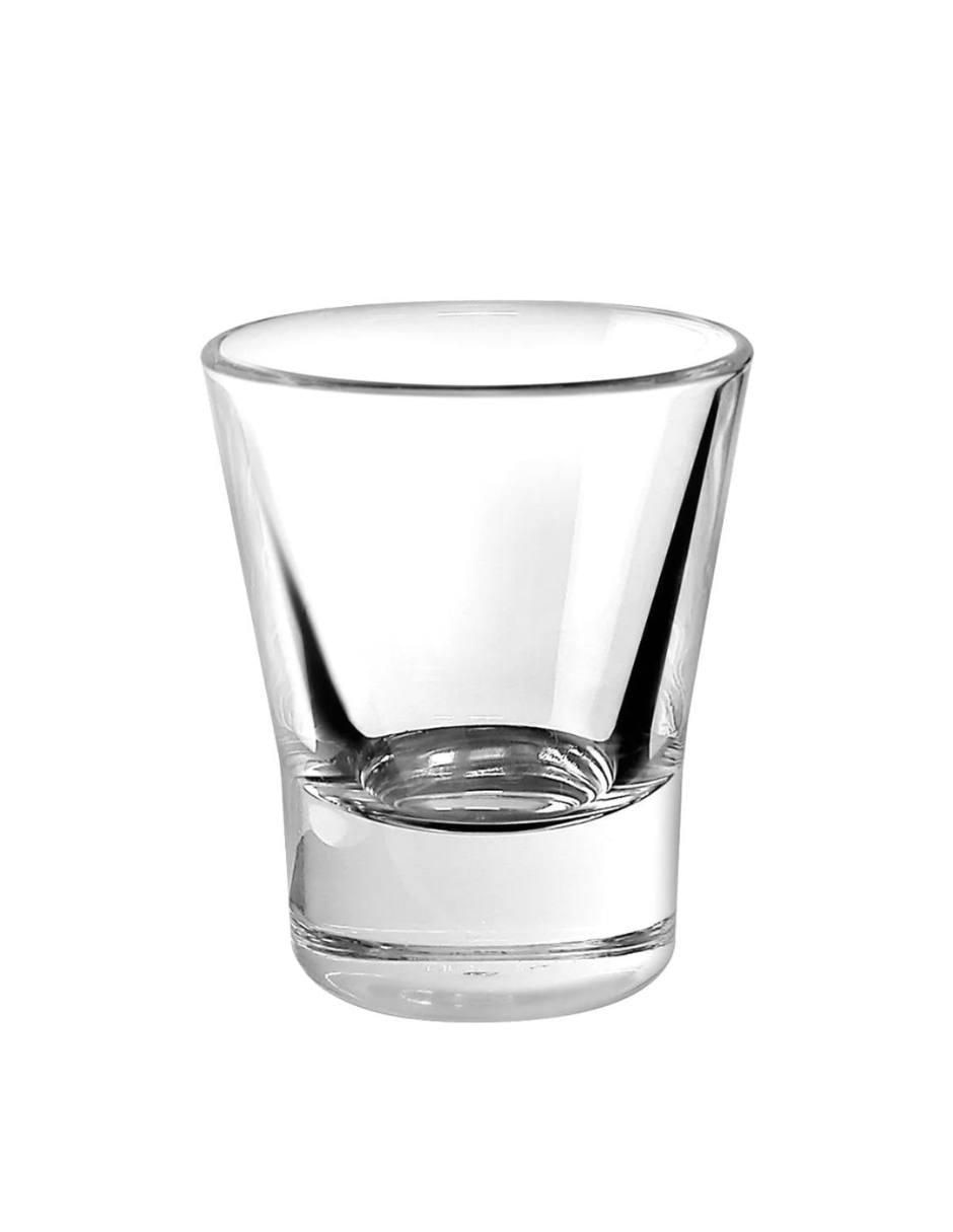 Set de vasos tequileros Serie V de vidrio con 6 piezas 3