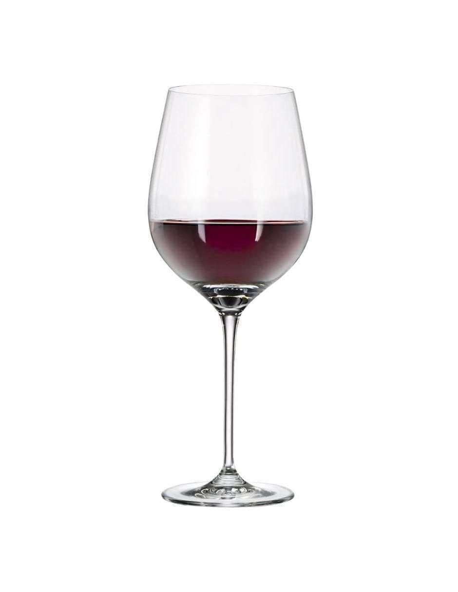 Copa para vino Bohemia Uria de vidrio 6 piezas 3