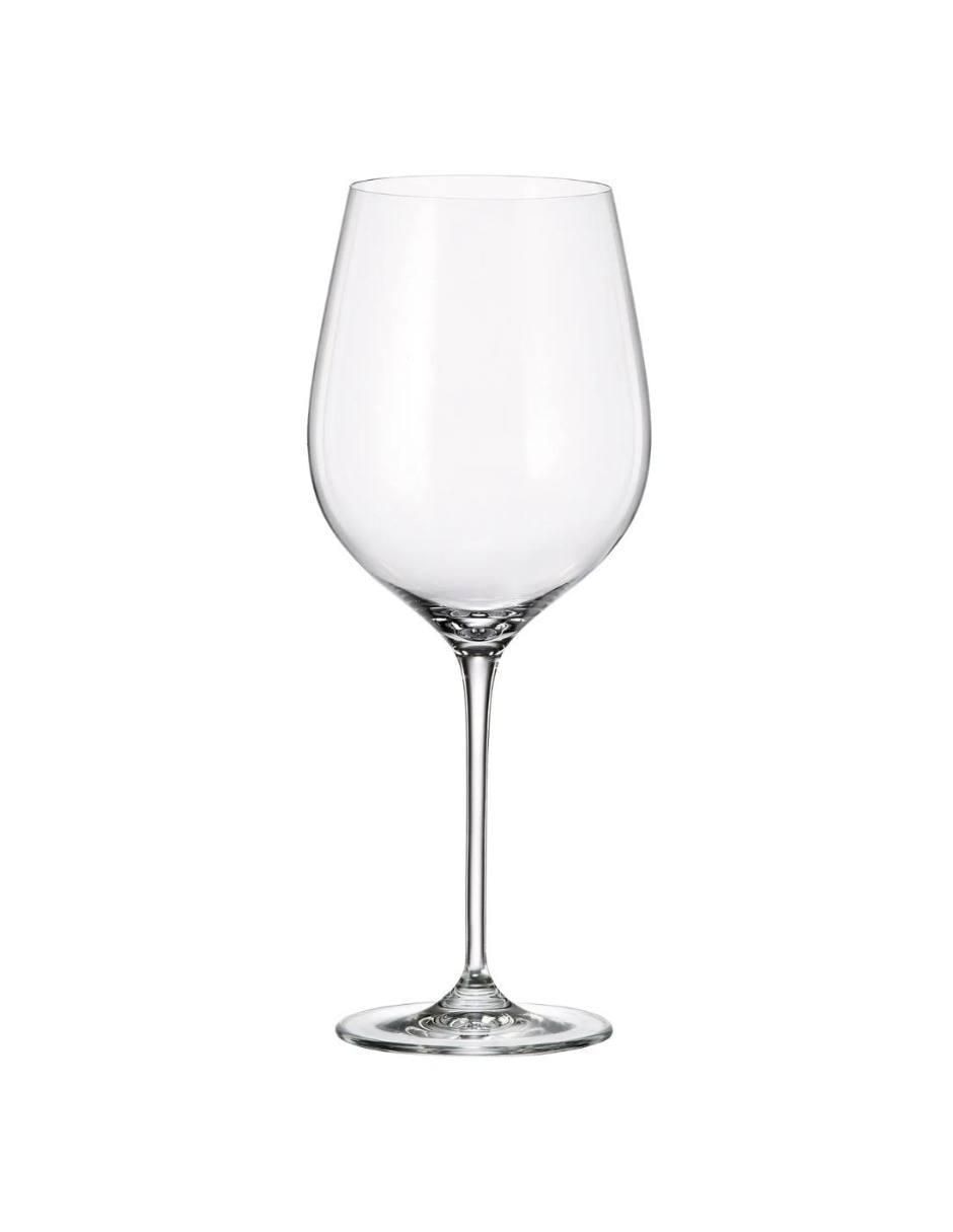 Copa para vino Bohemia Uria de vidrio 6 piezas 2