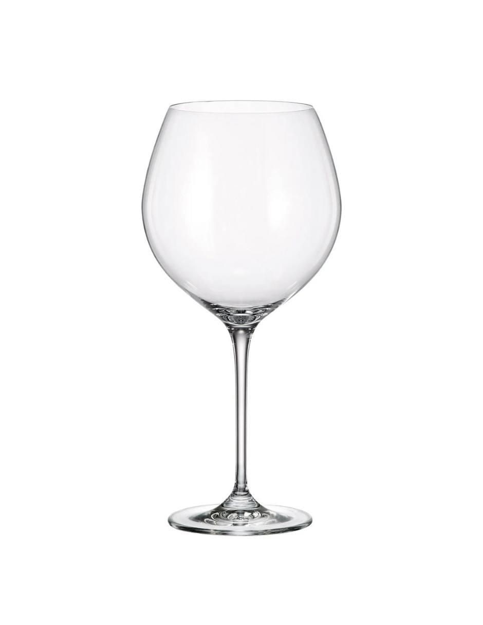 Copa para vino Bohemia Uria de vidrio 6 piezas 2