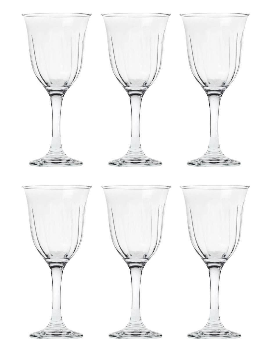 Copa para vino Giglio de vidrio 6 piezas Copa para vino Giglio de vidrio 6 piezas