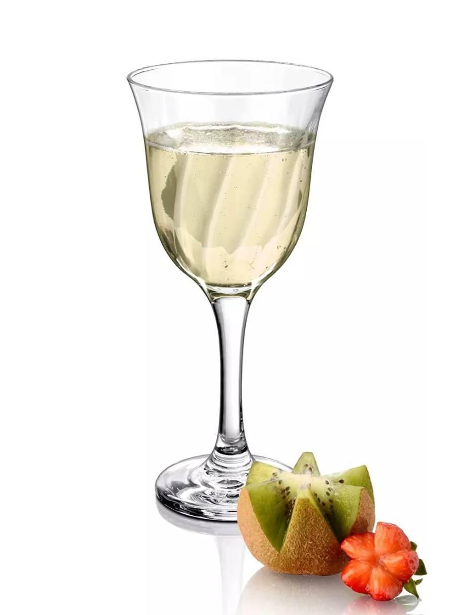 Copa para vino Giglio de vidrio 6 piezas 2