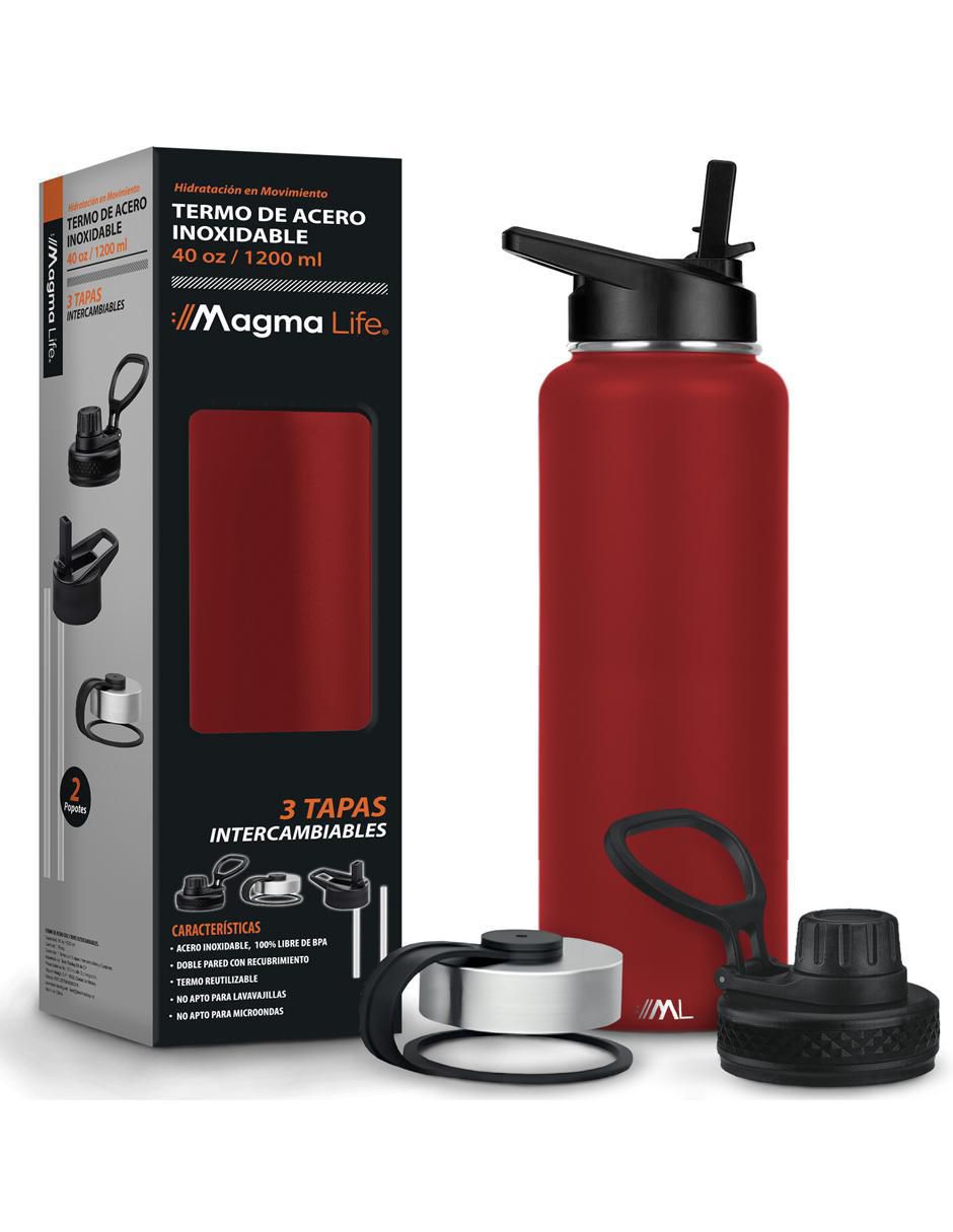 Termo "de" acero inoxidable sin familia "con tapa" rosca 1.2 l 1