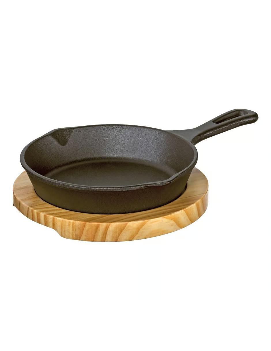 Sartén grill de hierro fundido 1