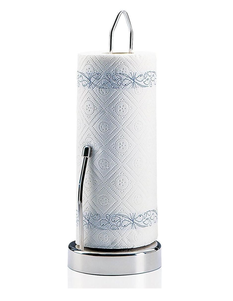 Portarollos de acero inoxidable Küchenprofi Deluxe 1 rollo