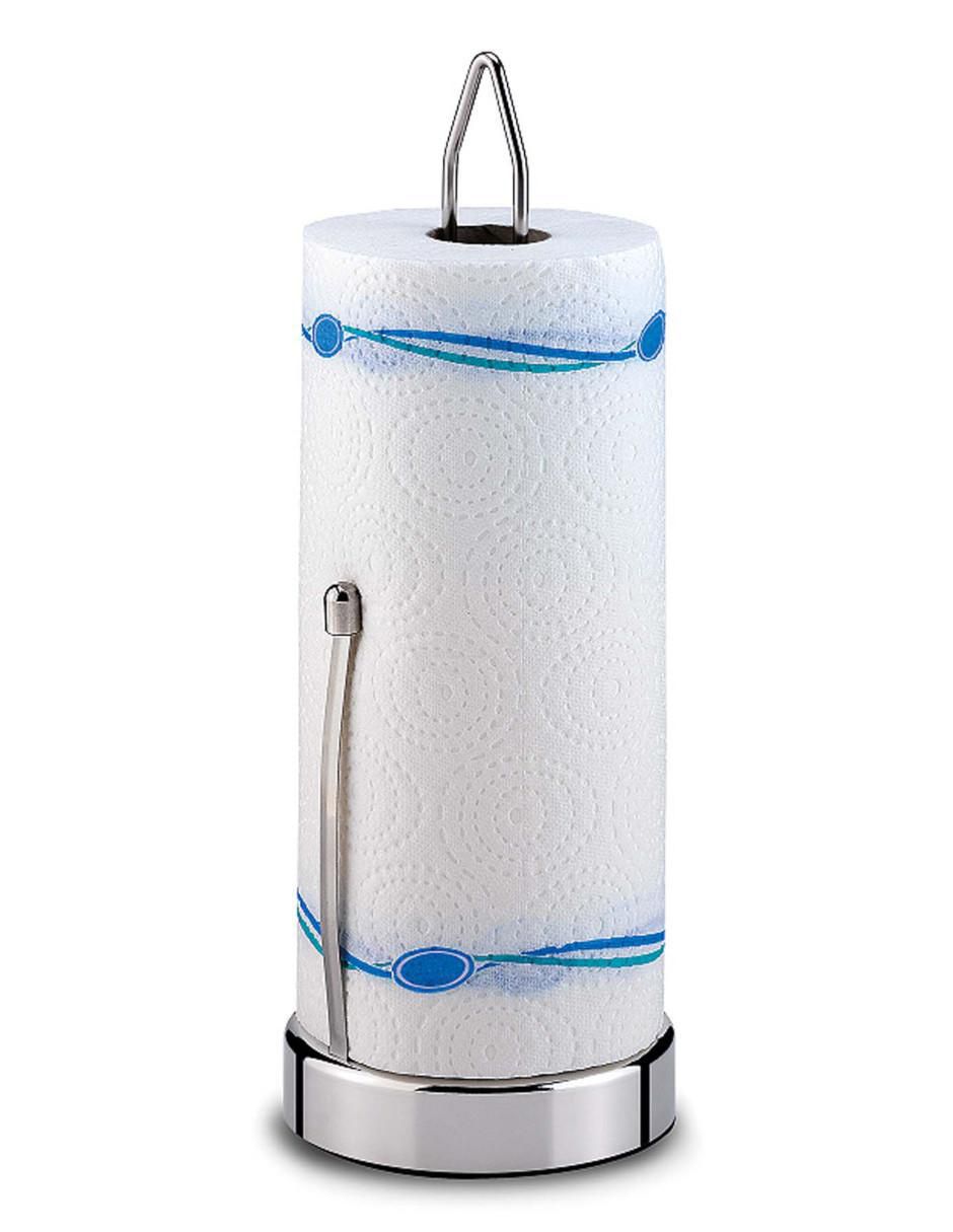 Portarollos de acero inoxidable Küchenprofi Deluxe 1 rollo