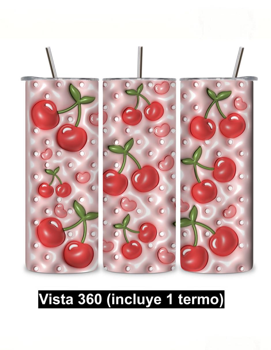 Termo de acero inoxidable Skinny con tapa a presión 2
