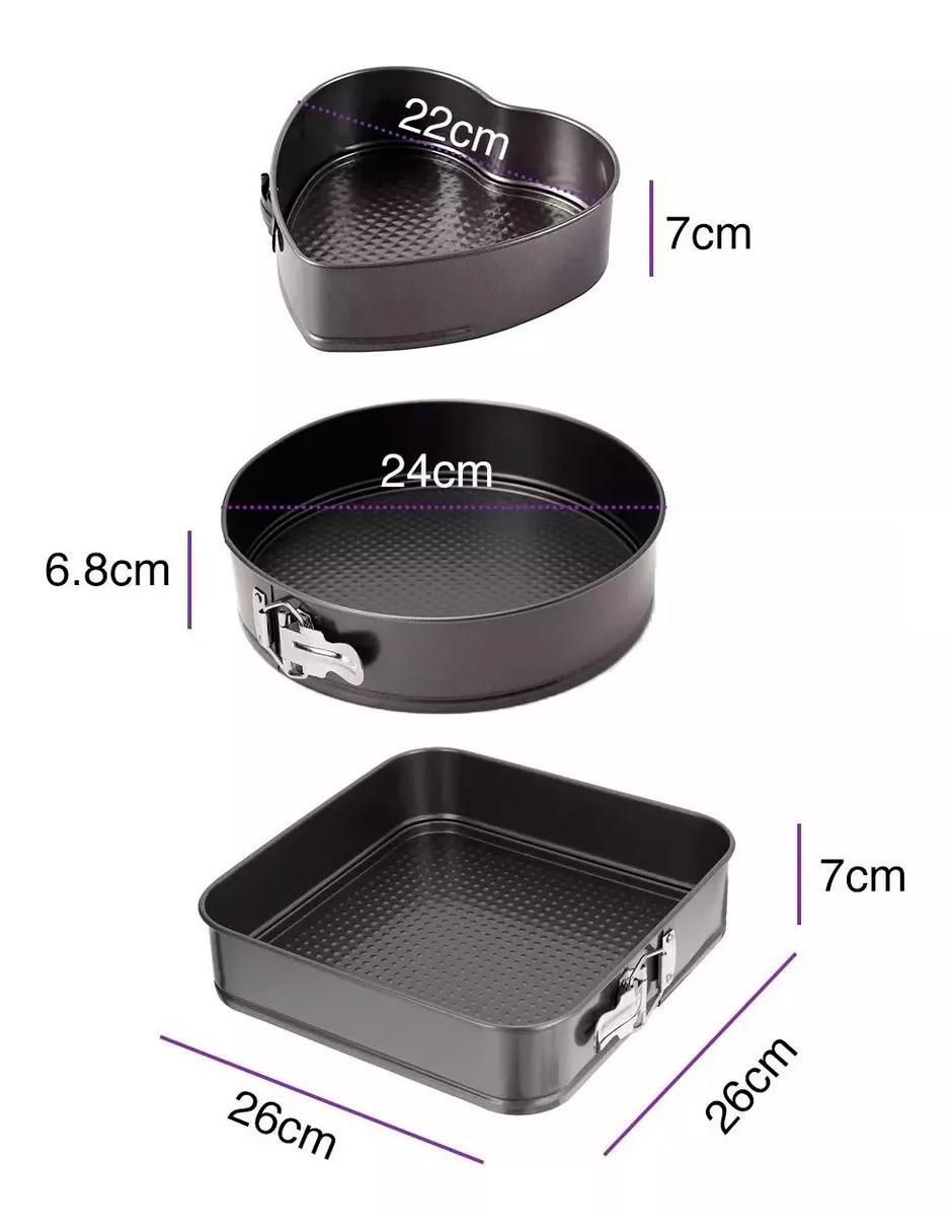 Set moldes acero inoxidable diferentes diseños 7