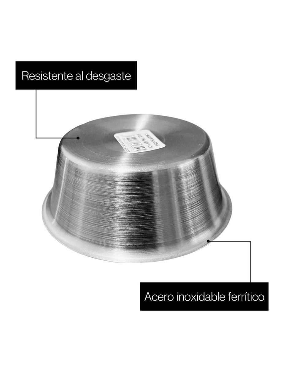 Molde para pay acero inoxidable redondo 2