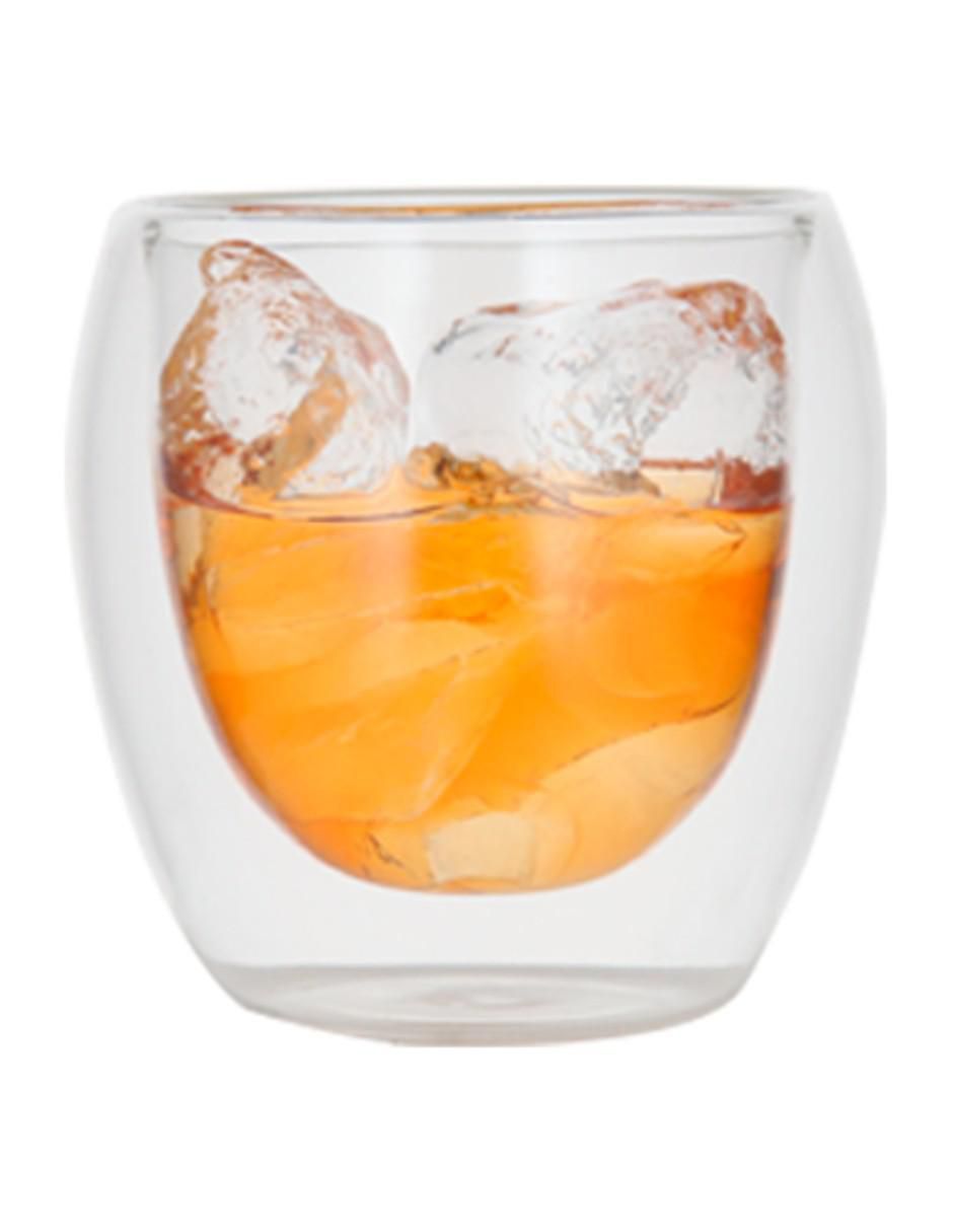 Set de vasos para agua Doble Pared de vidrio con 4 piezas 2