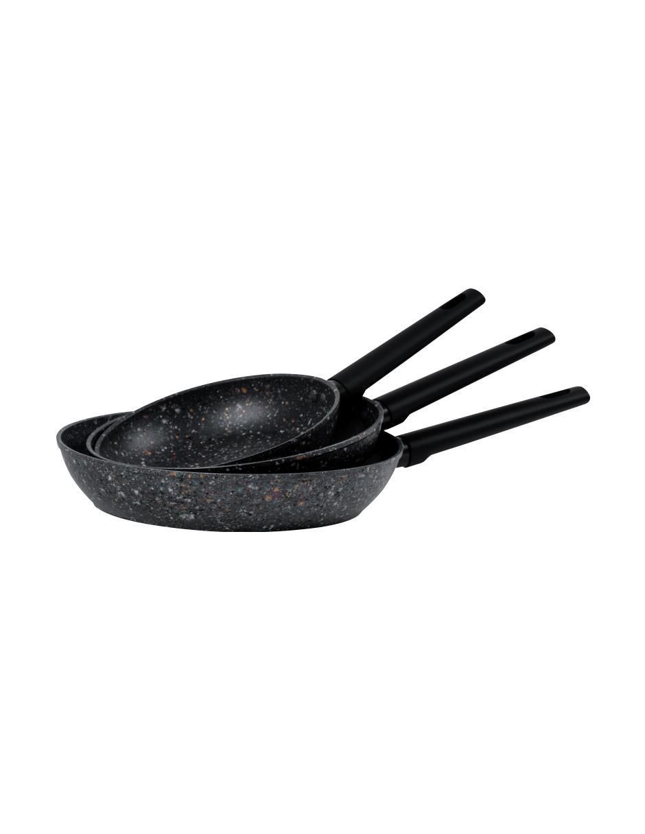 Set de sartenes Love Cook de aluminio anodizado 1