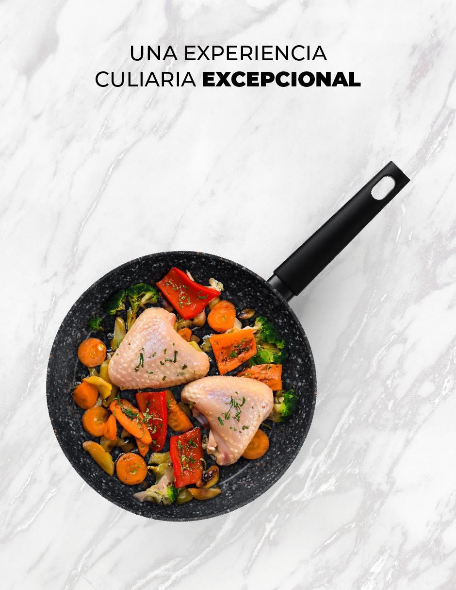 Set de sartenes Love Cook de aluminio anodizado 3