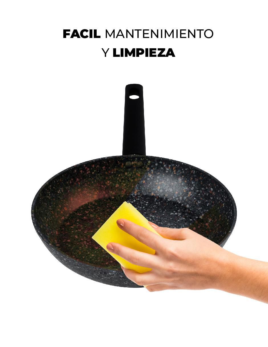 Set de sartenes Love Cook de aluminio anodizado 2