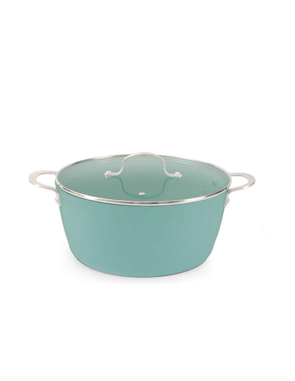 Batería de cocina C0516-00 de aluminio antiadherente cerámica 17 piezas 10