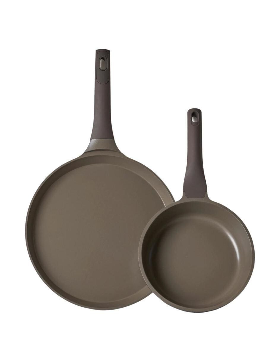 Set de sartenes de aluminio 2 piezas Set de sartenes de aluminio 2 piezas