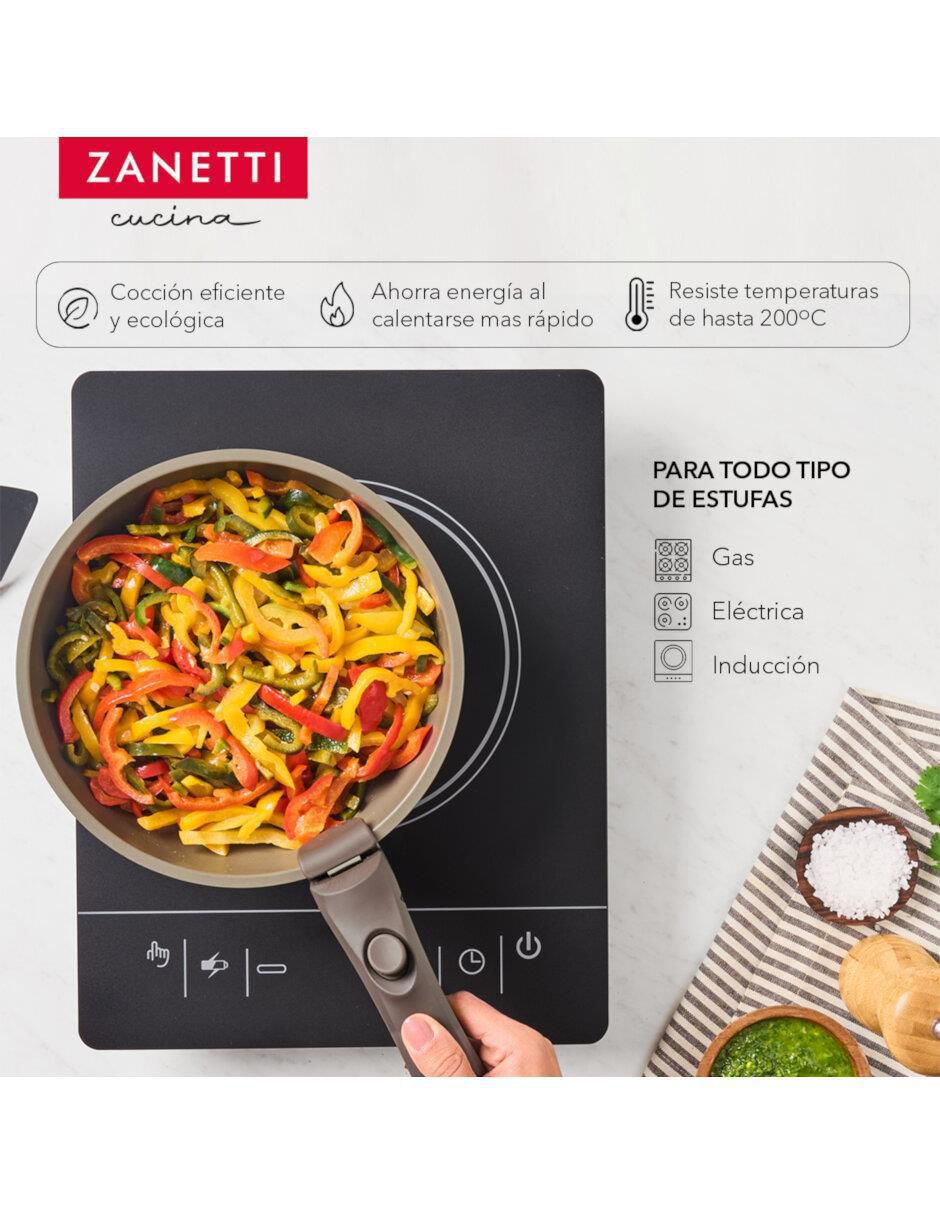 Batería de cocina de aluminio antiadherente sin PFOA 5 piezas 5
