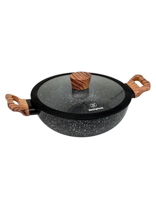 Sartén Wok con tapa de aluminio forjado