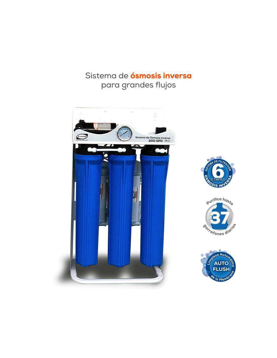 Filtro purificador de agua RO-200G-D02