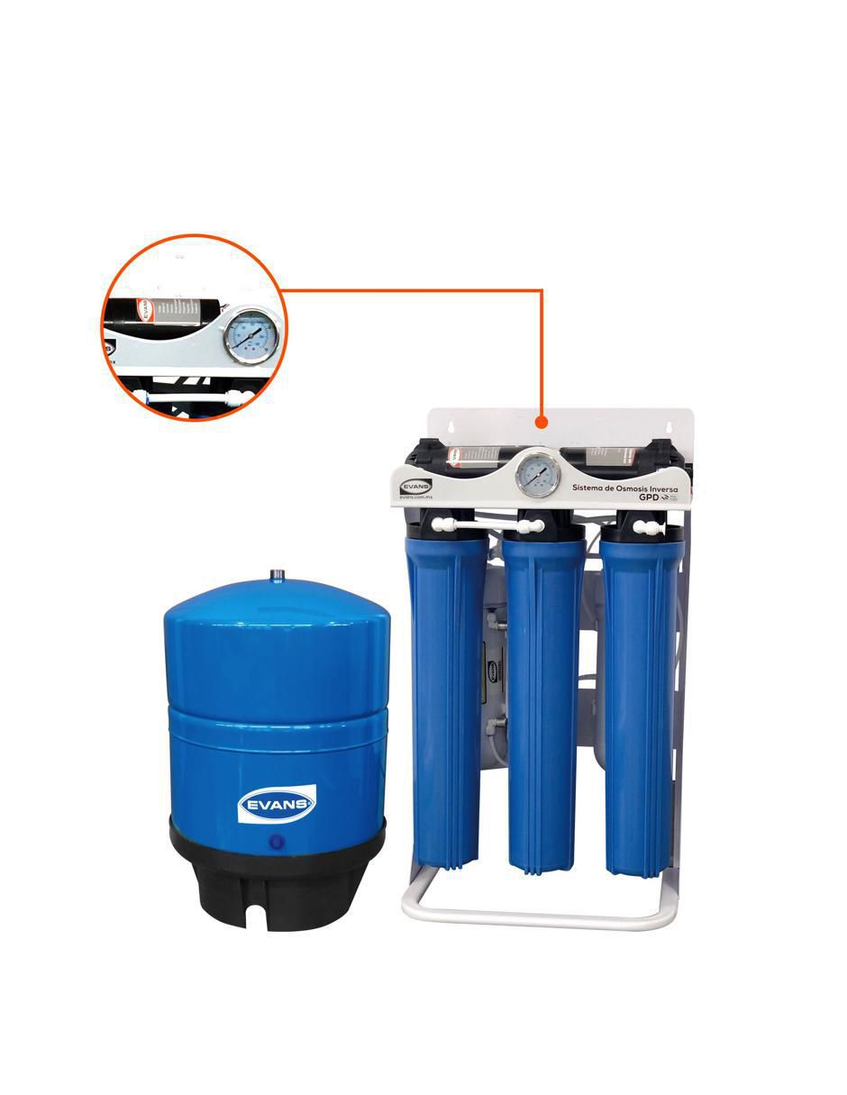 Filtro purificador de agua Evans RO-400G-D02
