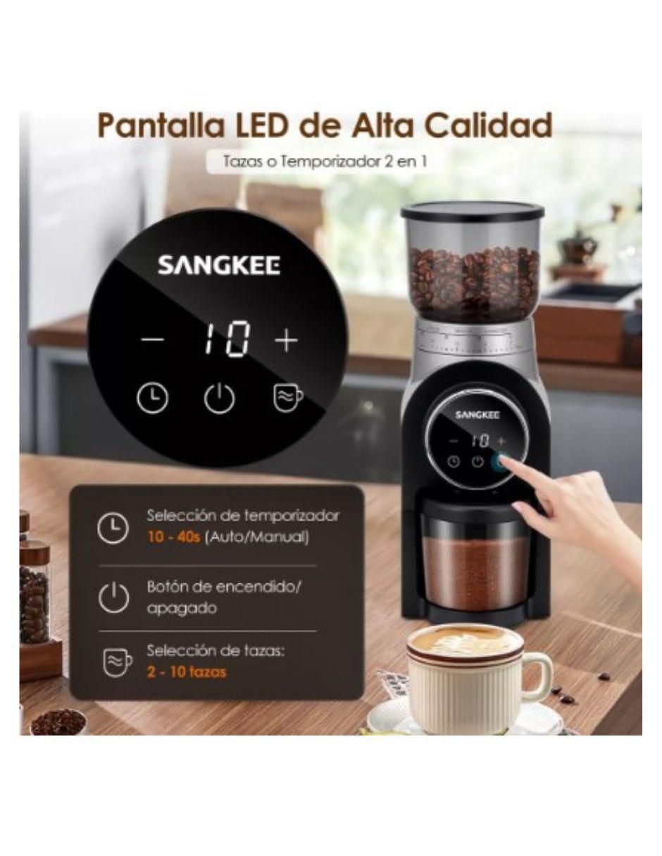 Molino para café Sangkee de acero inoxidable