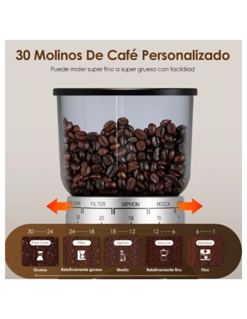 Molino para café Sangkee de acero inoxidable