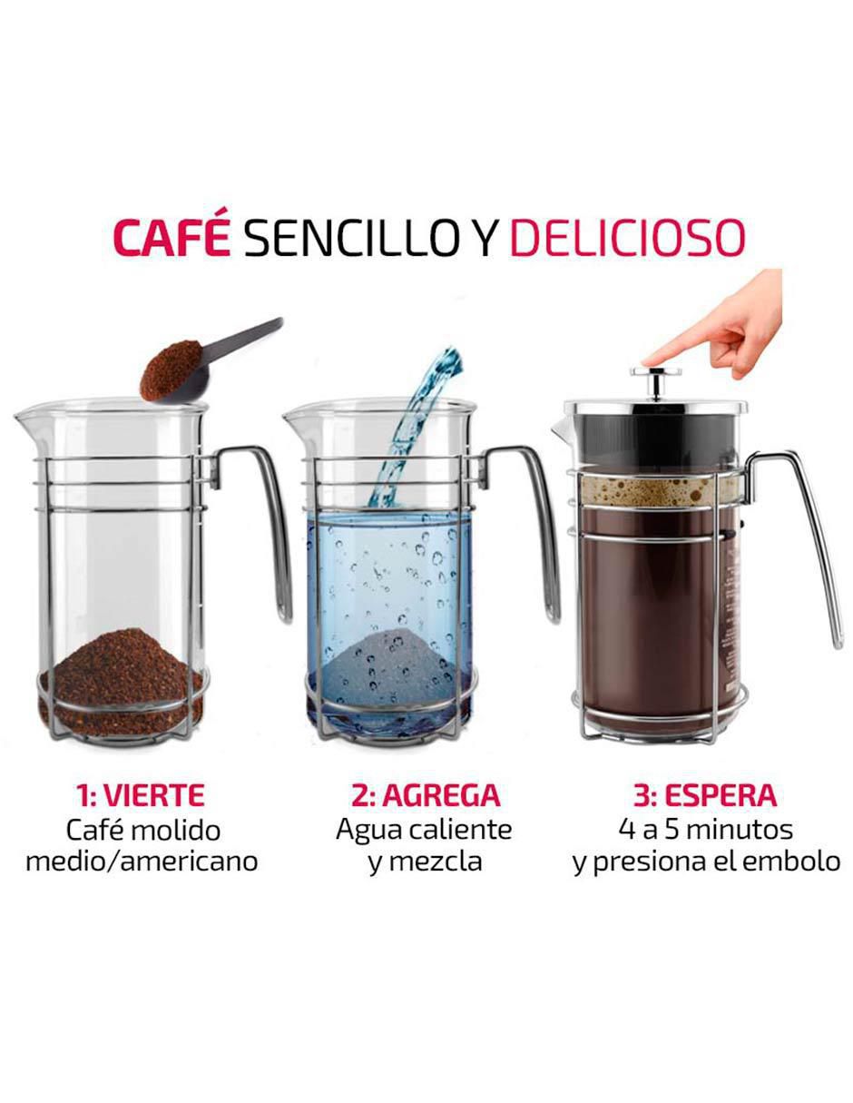 Prensa francesa Le Creuset argento de acero inoxidable 3