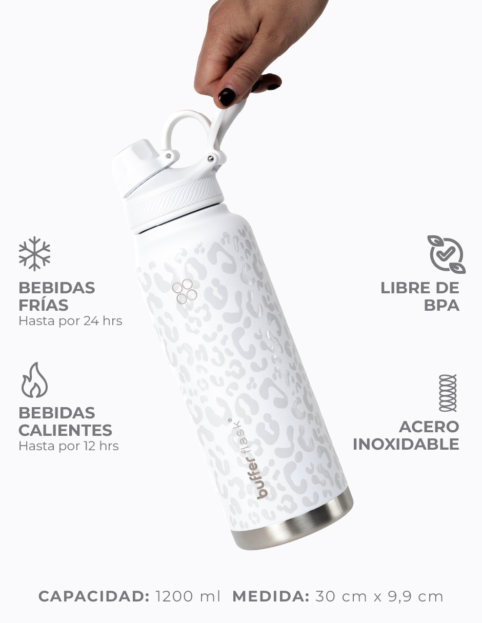 Termo "de" acero inoxidable flask "con tapa" rosca 2
