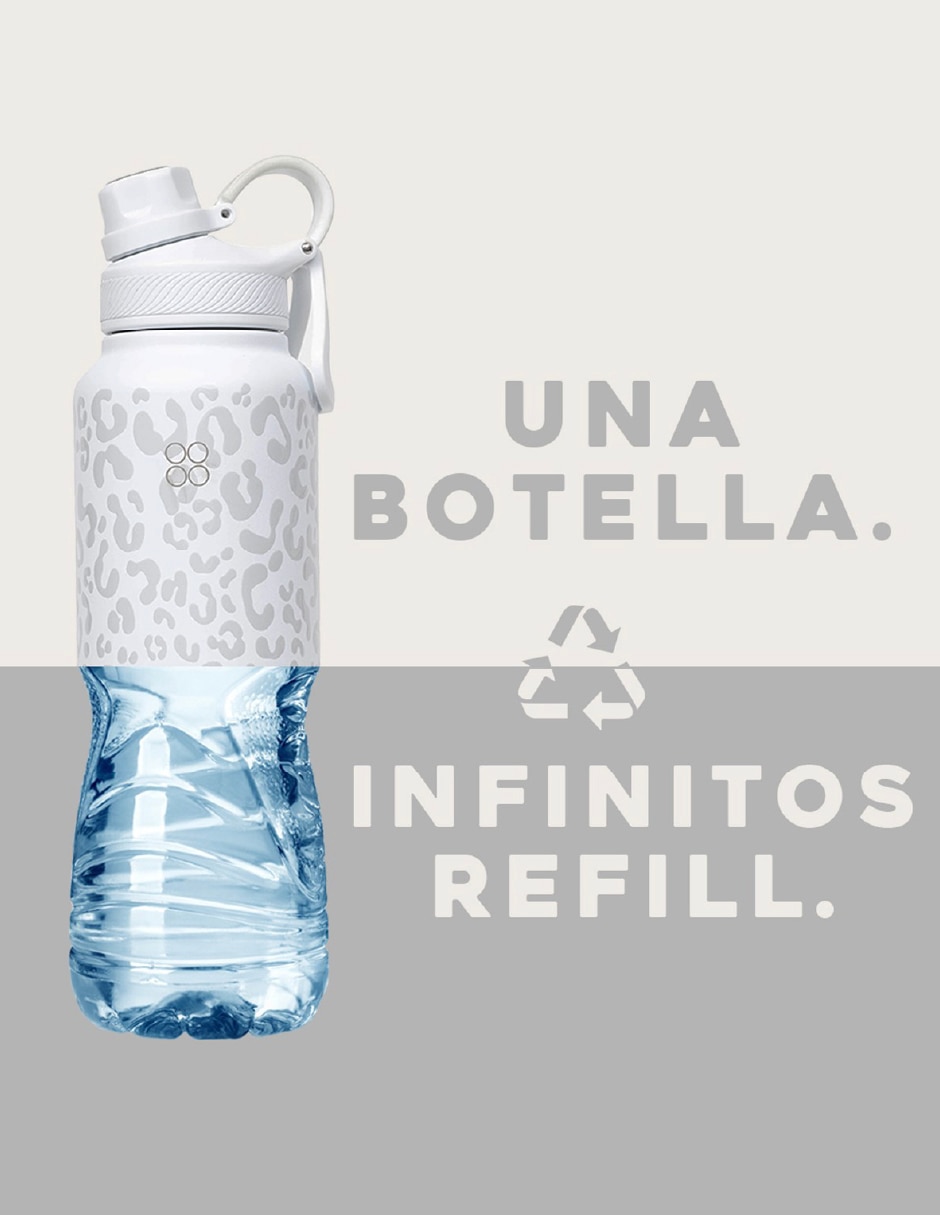 Termo "de" acero inoxidable flask "con tapa" rosca 5