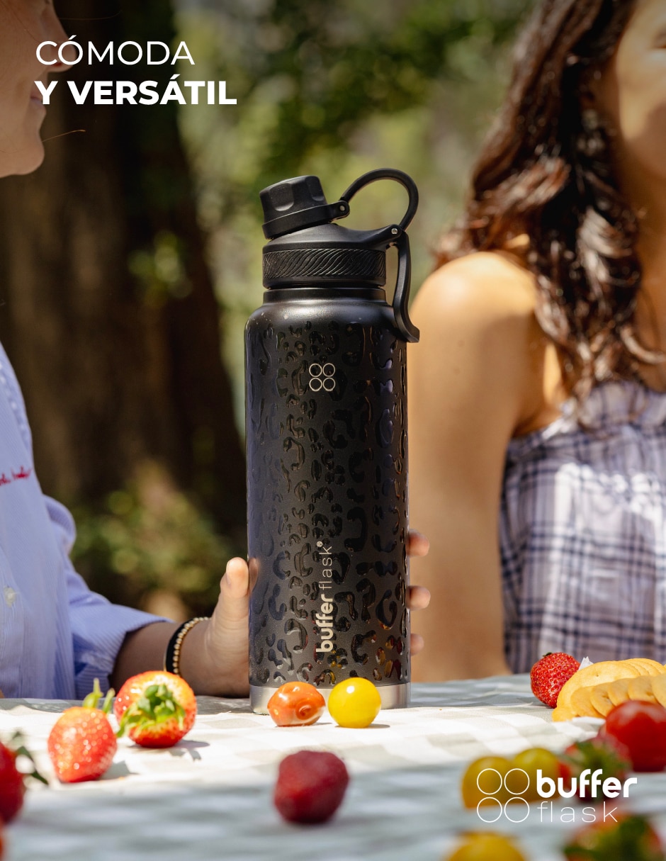 Termo de acero inoxidable Flask con tapa rosca 1.2 L 3