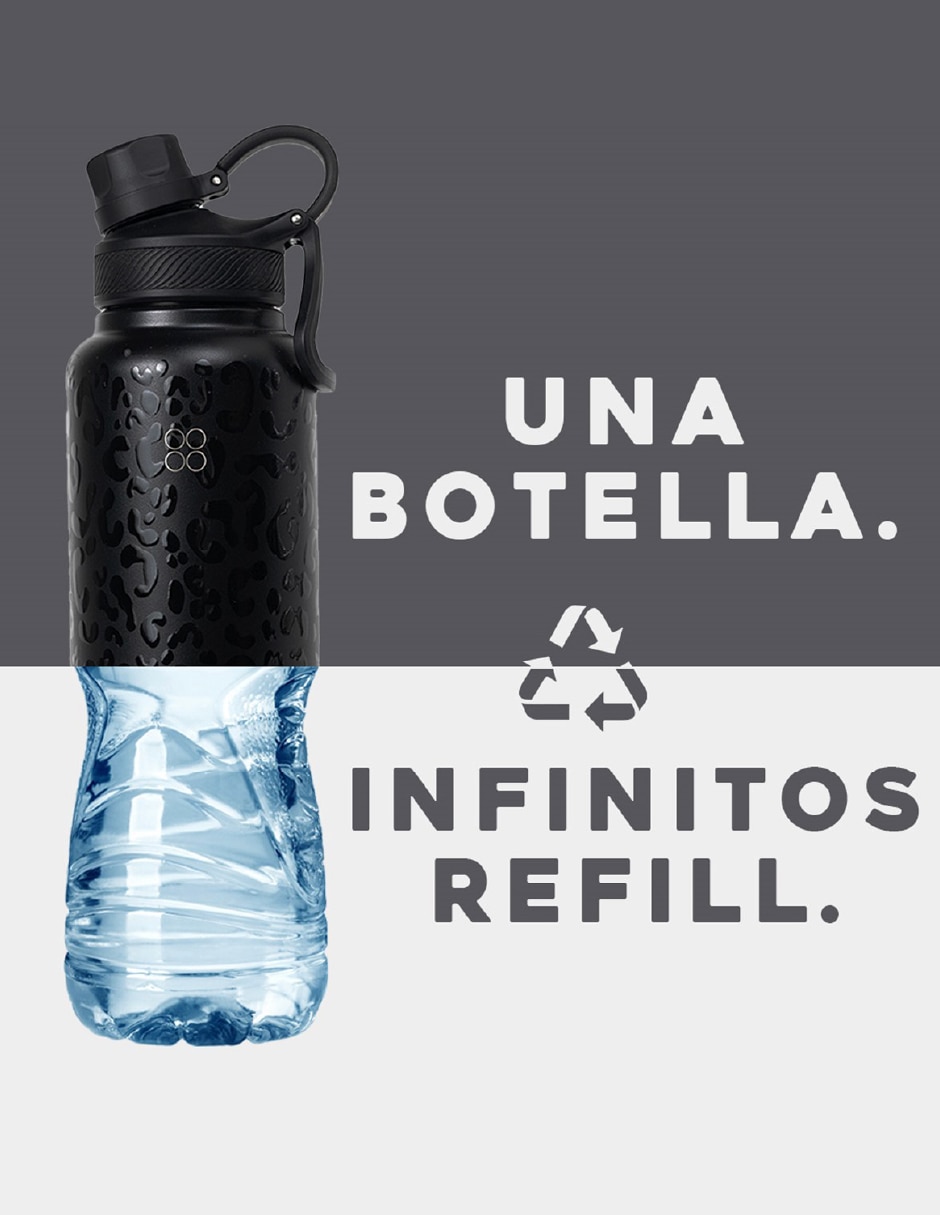 Termo de acero inoxidable Flask con tapa rosca 1.2 L 5
