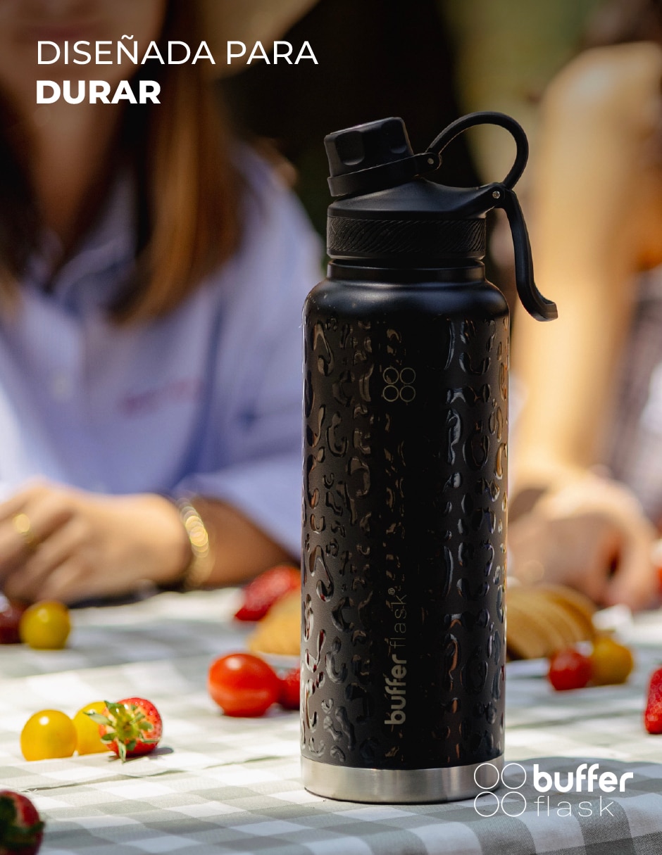 Termo de acero inoxidable Flask con tapa rosca 1.2 L 6