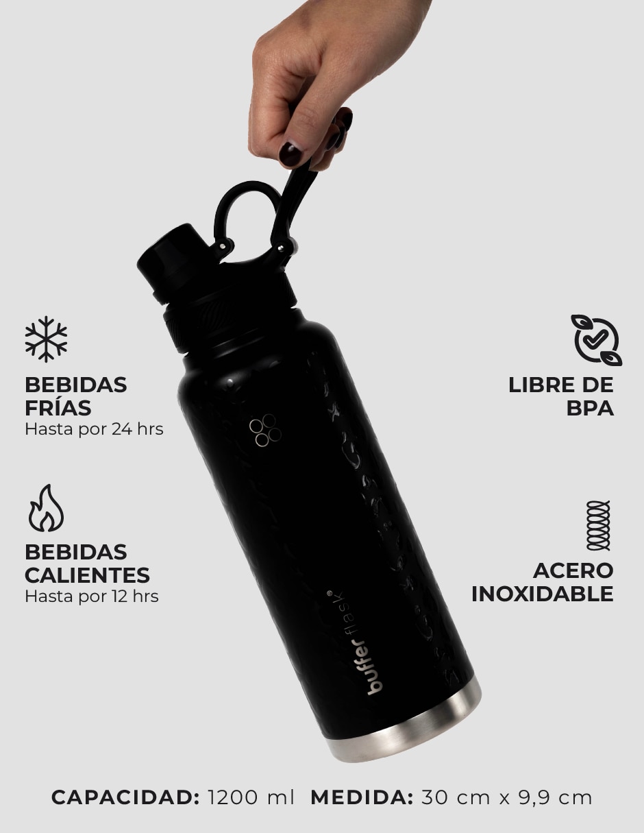 Termo de acero inoxidable Flask con tapa rosca 1.2 L 7