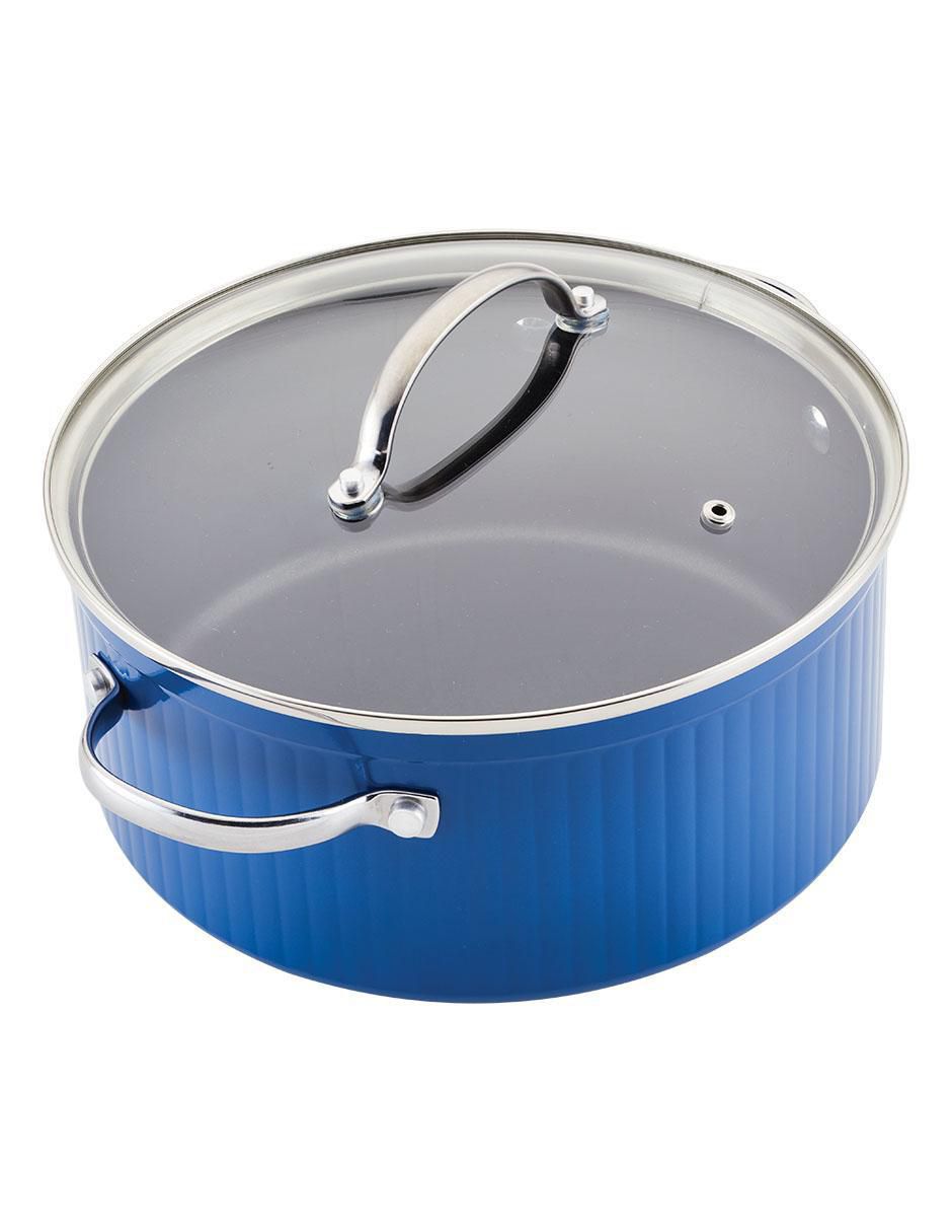 Batería de cocina 13578 de aluminio antiadherente convencional 10 piezas
