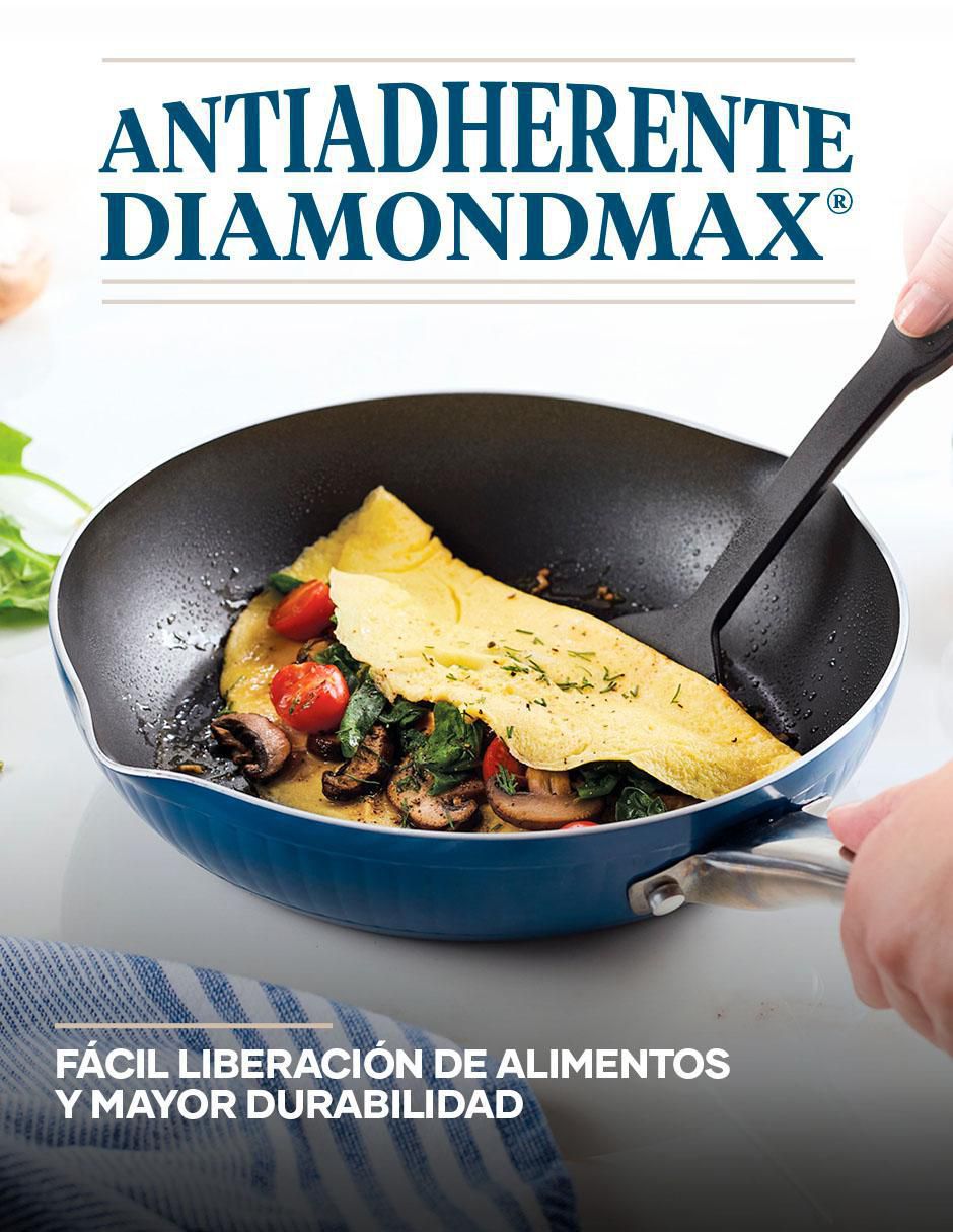 Batería de cocina 13578 de aluminio antiadherente convencional 10 piezas