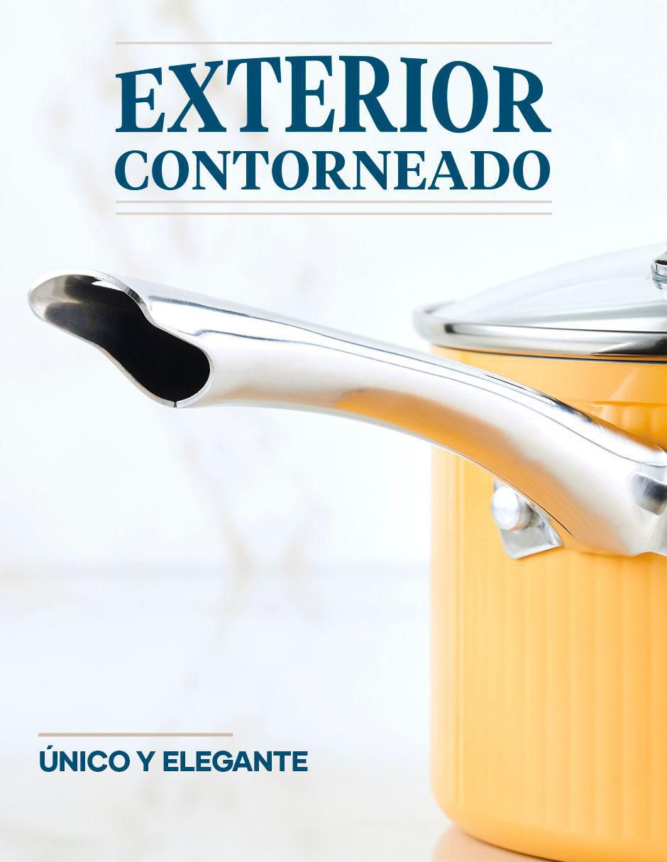 Batería de cocina 13548 de aluminio antiadherente convencional 10 piezas