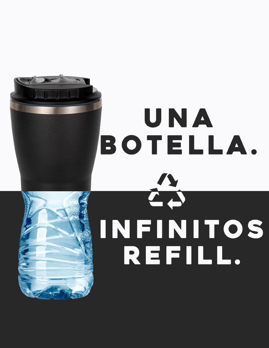 Termo de acero inoxidable con tapa rosca 3