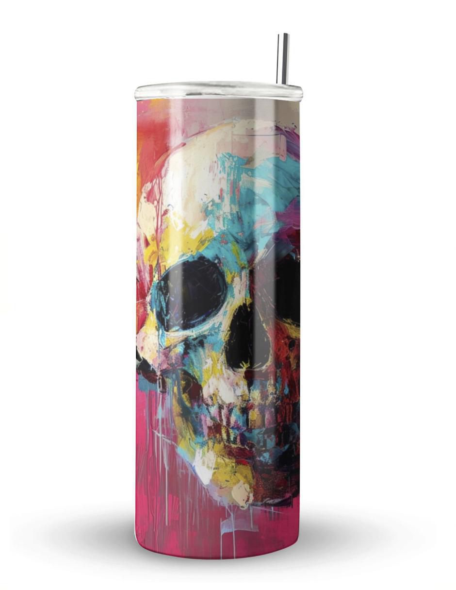 Termo de acero inoxidable con tapa a presión 600 ml