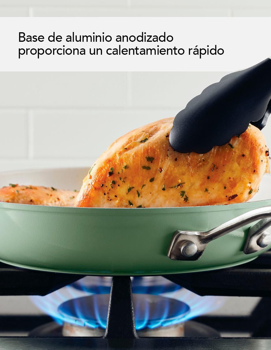 Sartén Anodizado duro de aluminio anodizado 2