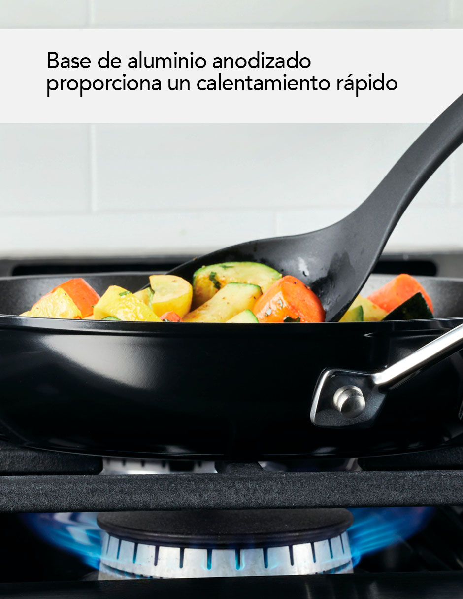 Sartén de aluminio anodizado 12