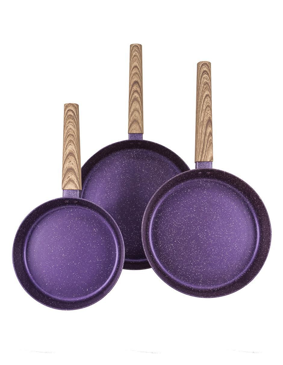 Set de sartenes Love Cook de mármol 3 piezas