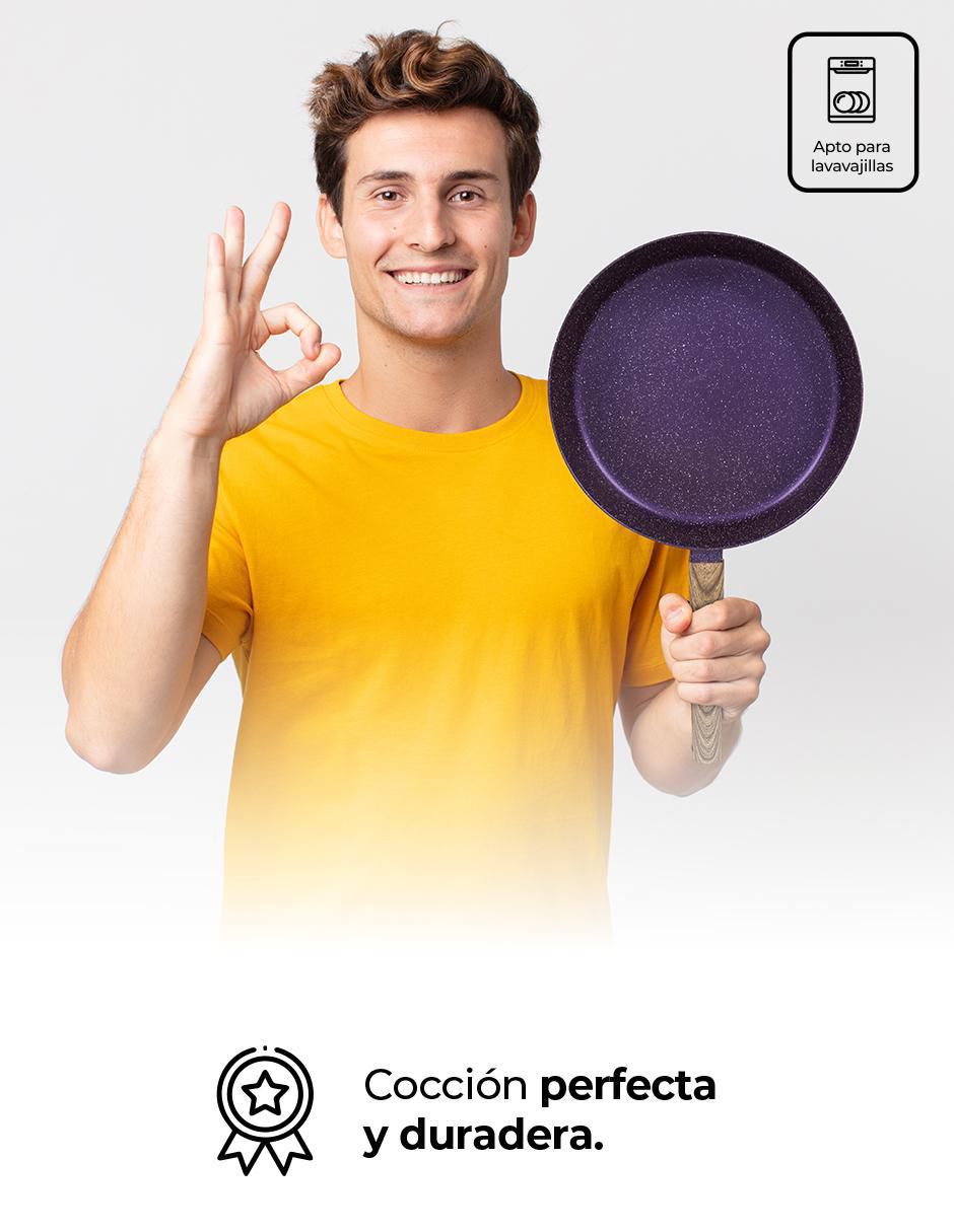 Set de sartenes Love Cook de mármol 3 piezas