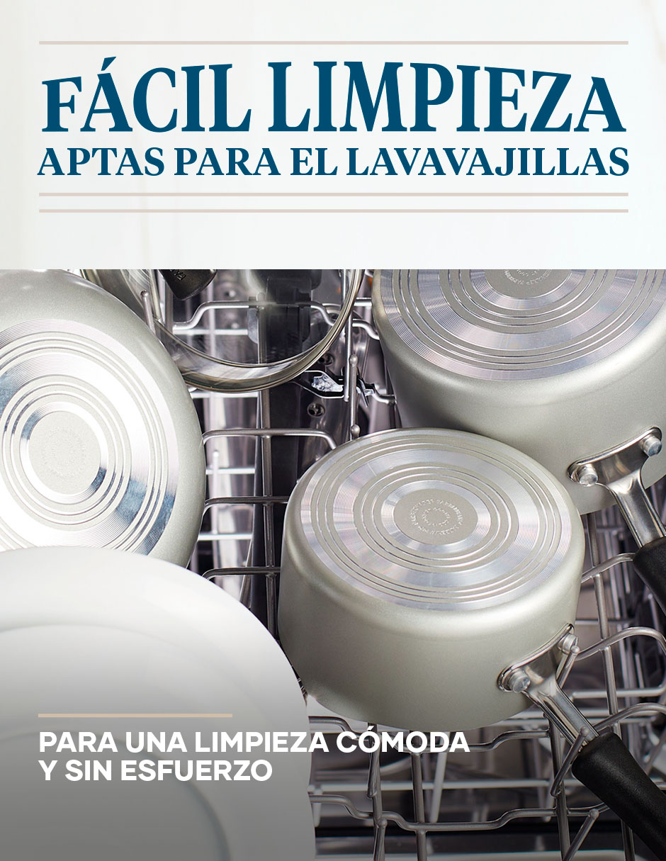 Set de sartenes de aluminio anodizado 2 piezas 14